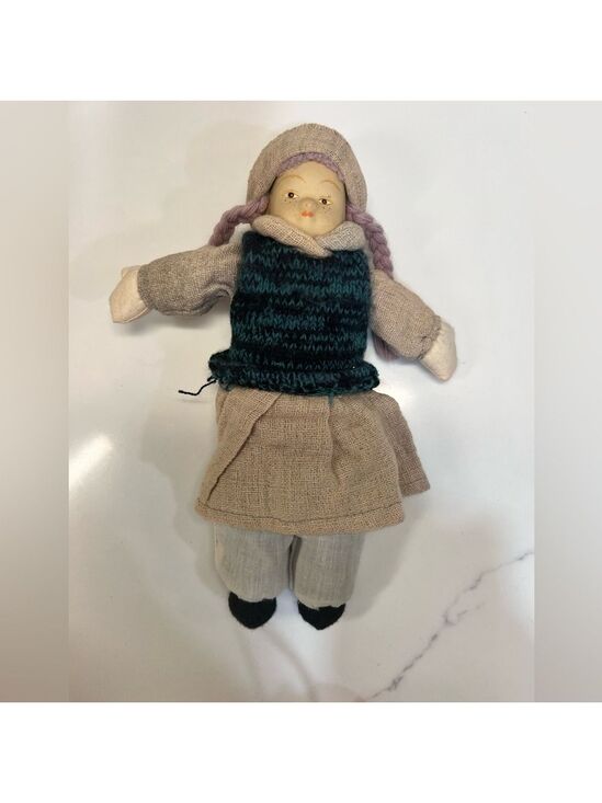 albert e price Other - Vintage Albert E Price Inc Doll Porcelain face Purple Hair Girl
